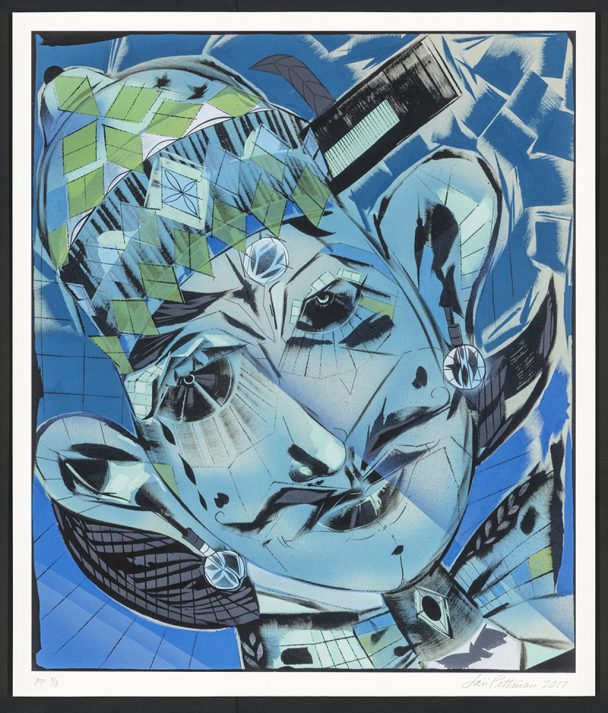 Portrait of a man wearing a blue hat.